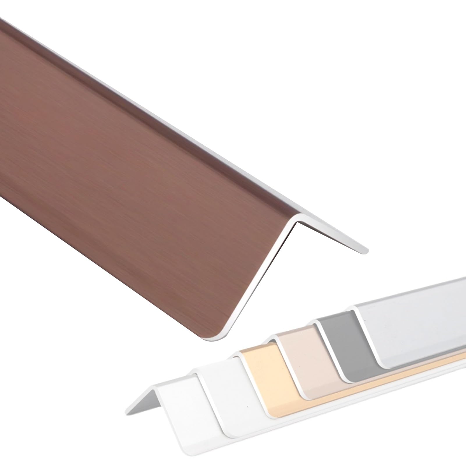 Paraspigoli Profilo Angolare Spigoli Striscia Di Protezione Del Bordo Angolare Alluminio Resistente Protezioni Angolari Da Parete Scudo D'angolo Con Adesivo Forte, Da Schegge Di Vernice, Strappi Di Ca