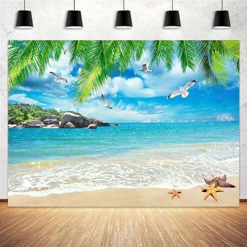 Fondo fotográfico tropical verano 12x10 ft Drgilau miniatura 5