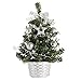 Produktbild Sayla Mini Weihnachtsbaum klein Künstlicher Tannenbaum, Weihnachten Dekoration Weihnachtsbaum, Baumschmuck Weihnachtskugeln Künstliche Weihnachtsbäume Weihnachts Desktop Dekoration 20CM (Silber)