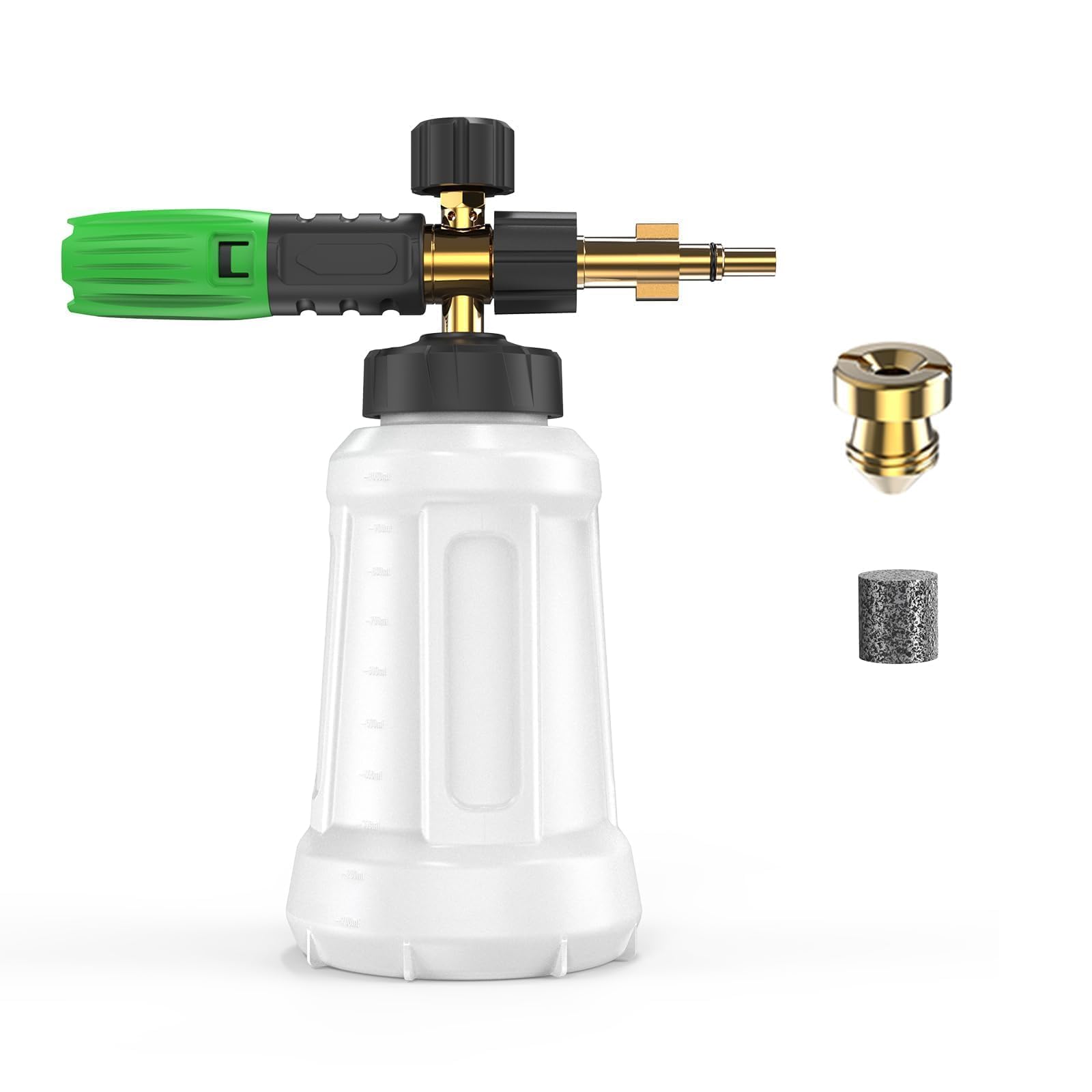 OHAYORI Snow Foam Lance Compatible with Bosch Aquatak/Black &Decker/Norse/Neo Foam Cannon Adjustable 1L Bottle Soap Dispenser with Upgraded Nozzle Foam Jet Foamer for Pressure Washer-image-33