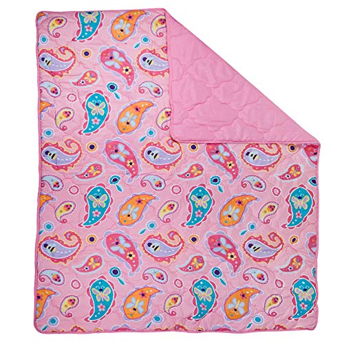 Wildkin Kids 5 Pc Twin Bed In A Bag For Boys And Girls, Microfiber Bedding Set Includes Comforter, Flat Sheet, Fitted Sheet, One Pillow Case And One Sham (Paisley) #TOP1