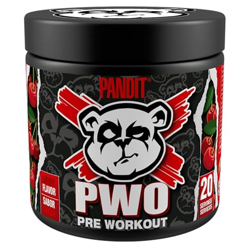 Pandit Pre Entreno con Cafeína y Creatina 240g Cereza
