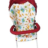 Hochstuhlkissen ist einfach zu installieren und zu entfernen.