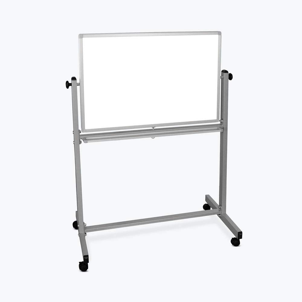 LUXOR MB3624WW Reversible Magnetic Whiteboard/Whiteboard, 36 x 24