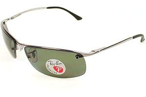 RB3183 Gunmetal UV Protection Polarized Lenses Green Sunglasses