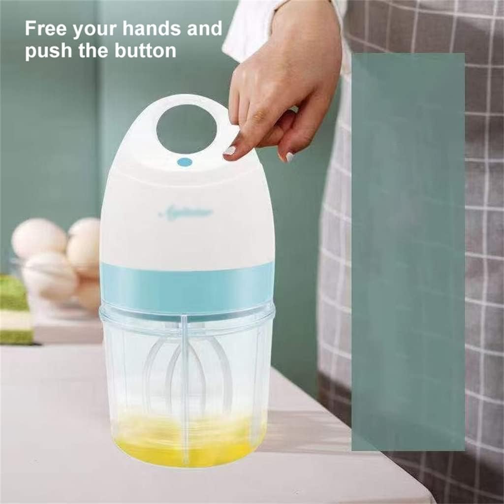 Electric Whisk Household Baking Automatic Whip Whisk Cream Cake Mixer Egg Whisk Beater Portable (Color : A Size : As the picture shows)