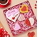 Heart Cookie Cutter Set - 7 Pieces Heart Cookie Cutter for Valentine's Day - Stainless Steel Small Heart Shaped Cookie Cutter for Sandwiches, Cookie, Biscuit