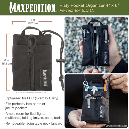 Image of Maxpedition Platy Pocket Organizer, EDC Tool Pouch, Neck Wallet