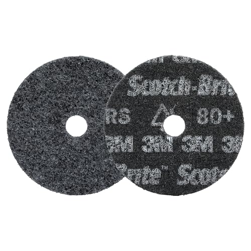 Scotch-Brite™ Precision Heavy Duty Surface Conditioning Disc, HD-DH, Extra Coarse 80+, 4 in x 5/8 in, 100 ea/Case