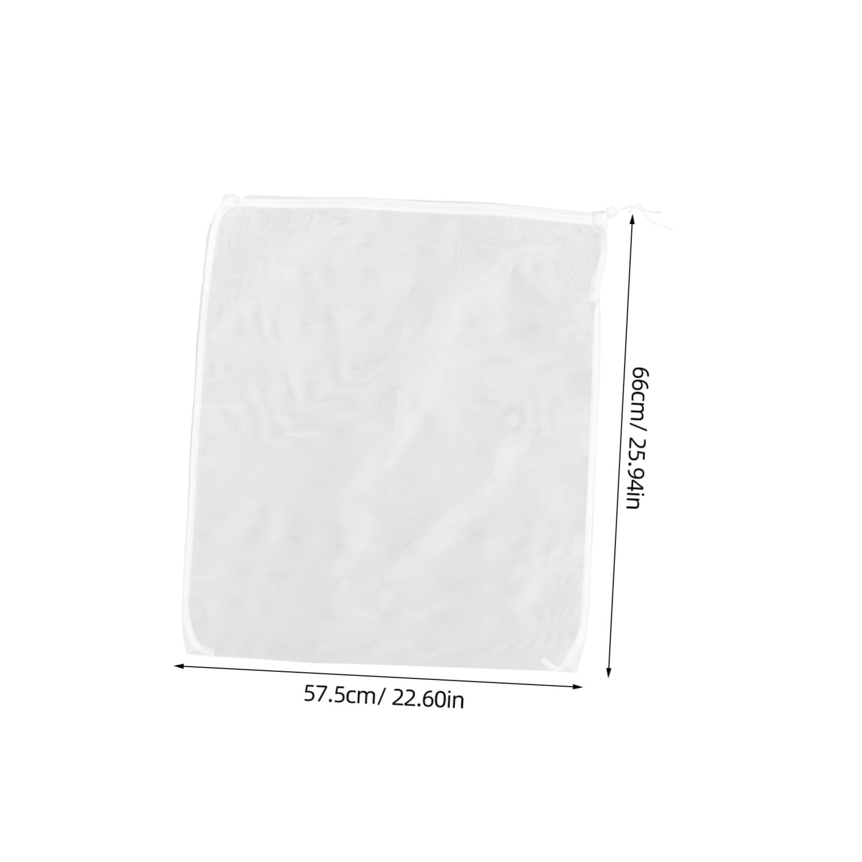 PRETYZOOM Fruit Juice Straining Bag Reusable Fine Mesh Filter for Wine Brewing and Juice Making Pouch with Drawstring for Efficient Filtration and Easy Cleaning