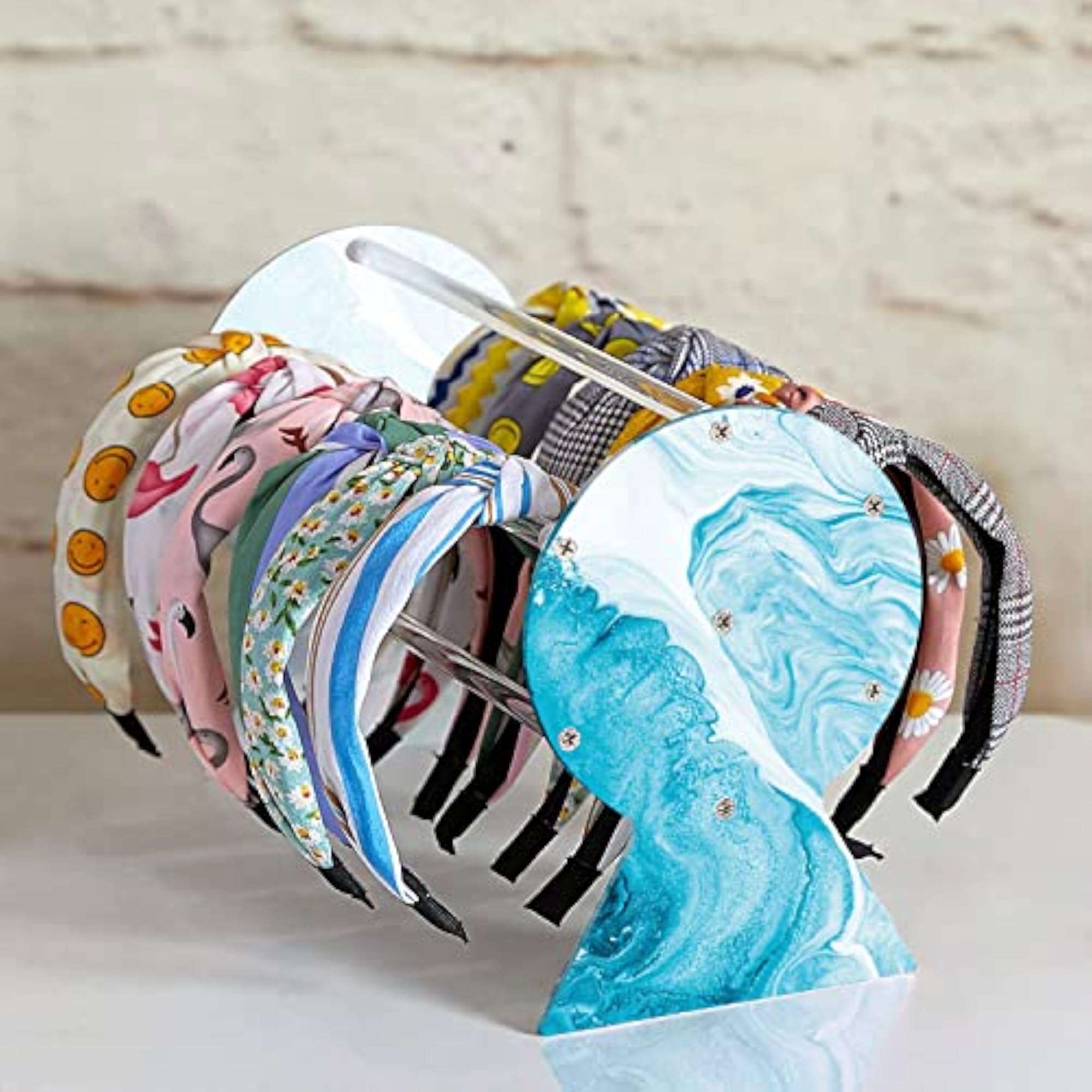 Acrylic Headband Holder Organizer, Stylish Hair Accessories Stand