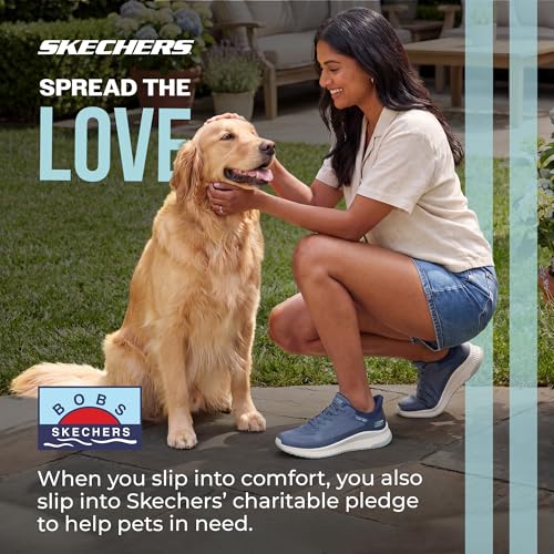Image of Skechers Womens Hands Free Slip-ins Bobs Squad 4 - Staple Look