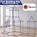 V-Opitos 180 Pack Fort Building Kits for Kids Age 4, 5, 6, 7, 8+ Years Old, Creative STEM Building Toys for DIY Castles, Tunnels, Play Tent, Ideal Christmas, Birthday Gifts for Boys & Girls