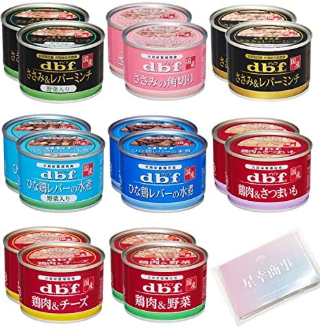 Amazon | デビフ 缶詰 犬 150g 8種セット 各2缶（計16缶） ささみ ひな 