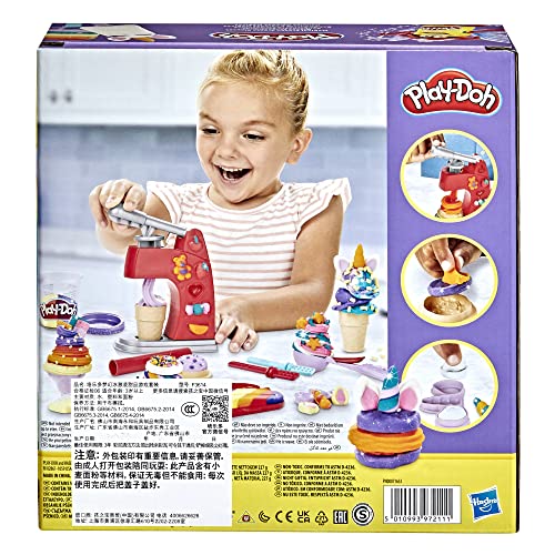 Play Doh Glaces Fantastiques Magical Frozen Treats Playset 4 Pots de Couleurs Doubles - vue 3