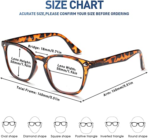 AMILLET confezione da 4 occhiali da lettura