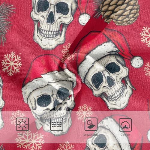 Joisal Funny Skulls Santa Hats Red Cute Panties Girl Girls Underwear Toddler Cotton Flower Kids Undies Briefs 2t3