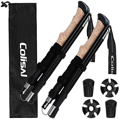 トレッキングポールと袋のセット