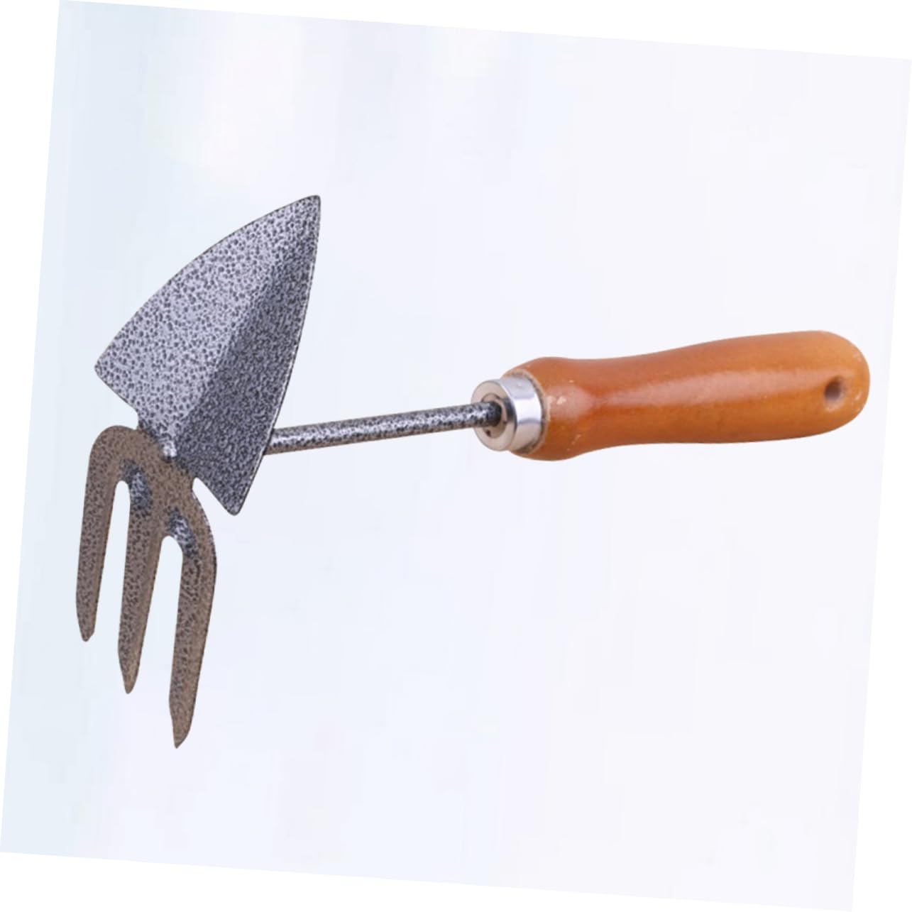 OFFSCH 2 Pcs Shovel Garden Tools Pointed Hoe and Harrow Mini Steel Planting Spade for Bonsai Indoor Plants Flowers Vegetables