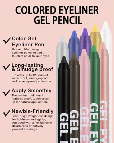 Delineador de Gel Nude Beige Shimmer Waterproof miniatura 5