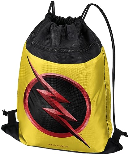LOGOVISION The Flash TV Series Reverse Flash Logo Drawstring Backpack Sports Bag Sackpack 17