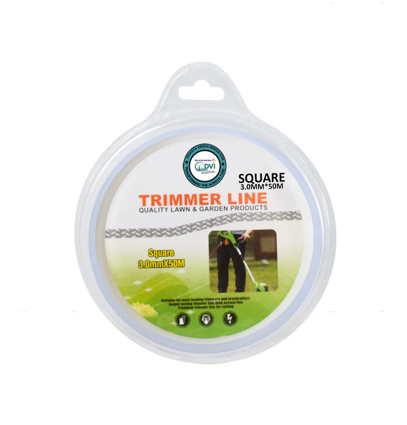 DVI Trimmer LINE/Nylon Rope for Any Type of Brush Cutter (3MM 50mtr Square Shape) Pack of 1 (B09Z9J3MM2) Amazon Price History, Amazon Price Tracker