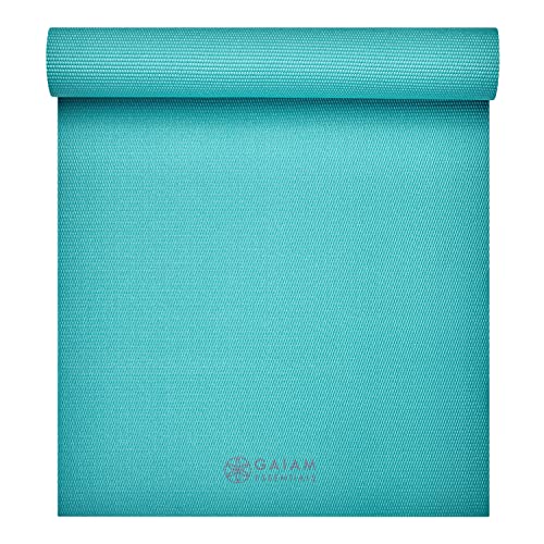 Gaiam Essentials Premium Yoga Mat with Carrier Sling, Teal, 72