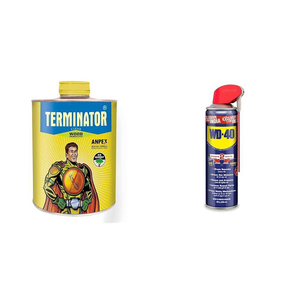 Pidilite Terminator Eco-Friendly Termite Killer Refill Pack | Wood Preservative and Termite, Borer,