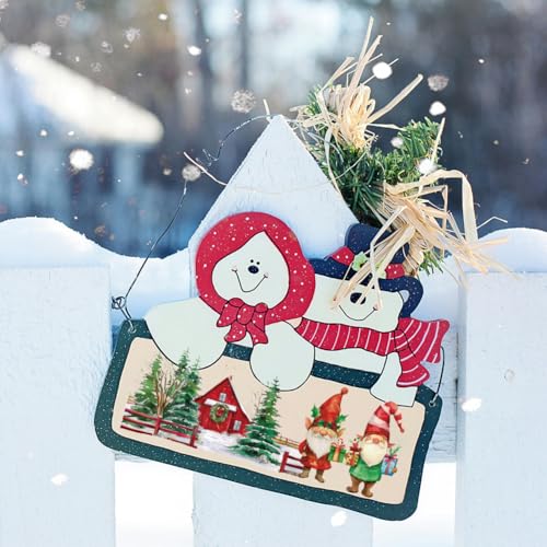INFUNLY 3 Sheet Christmas Theme Rub on Transfers for Crafts Furniture 6x12 Santa Claus Elk Rub on Transfer Stickers Snowman Furniture Rub on Transfer Decals Waterproof Window Stickers for Home Decor - Image 4
