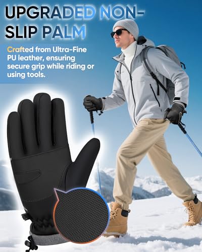 GoSkala-Winter-Gloves-for-Women-Men-Waterproof-and-Warm-Thermal-with-Touchscreen-Fingers-Gloves-for-Cold-Weather-Cycling-Running-Working-Outdoor-Activities-Black