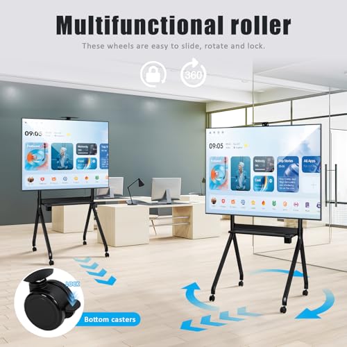 Soporte móvil para pantallas 42-86 pulgadas ajustable miniatura 5