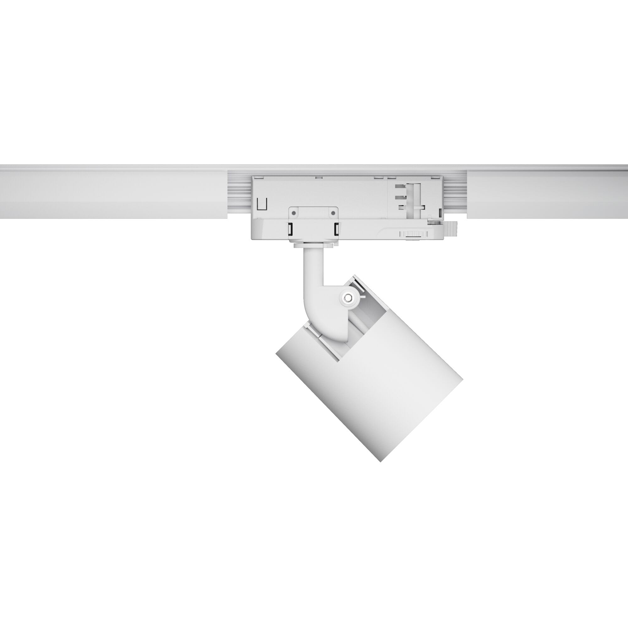 Paulmann 96573 ProRail3 Spot a binario LED Kratos 50° 3000lm 25W 3000 K 230 V argentato Sistema di illuminazione a binario