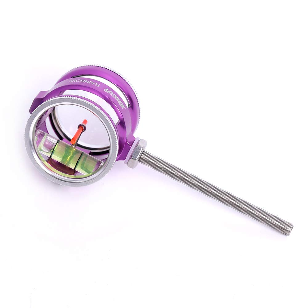 ACCMOS Tiro al Arco Mira de Arco Compuesto con 4X 6X 8X Sight Pin para Arco Compuesto Caza Disparo Aiming Arco Accesorio (purpler 6X)
