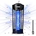 Qxmcov Lámpara Antimosquitos Electrico, Asesino de Moscas,,Matamoscas de Insectos, Matamosquitos 11W UV Con Cepillo de limpieza, Reduce Eficazmente los Insectos Voladores en Interiores y Jardines
