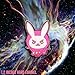 Overwatch Pin Overwatch 2 D.Va Pin DIva Bunny Pin Overwatch merch Gaming Pin Anime Enamel Pin Gaming Enamel Pin Gift for Gamers (Pink)