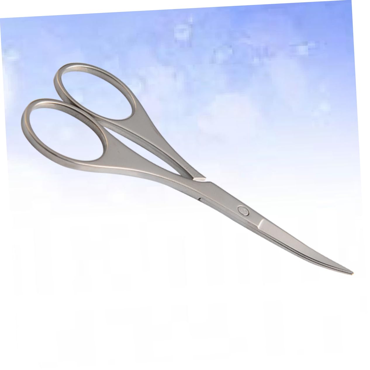 FRCOLOR Tijeras Vibrissa de Acero Inoxidable para Recortar Cejas y Vello Nasal Puntas Redondeadas Seguras