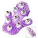 Produktbild iwobi Körper Massager Handschuh Palms Geformt mit 9 Metall Roller Ball Stress Relief Massagegerät