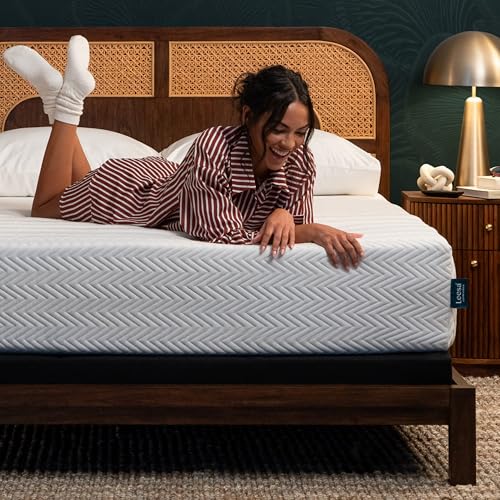 Leesa Legend Hybrid 12" Mattress, King Size Luxury Dual Hybrid/CertiPUR-US Certified/with Organic Cotton Mattress Cover / 100-Night Trial,White