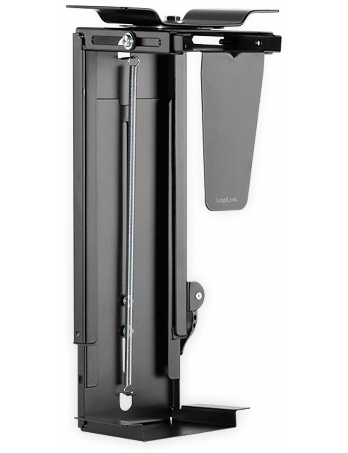 LogiLink Supporto Da Tavolo Per Monitor E Notebook – Doppio Braccio Per Schermo 17-32" E Portatile 12-17", Carico 10+9 Kg, VESA 75/100, Nero