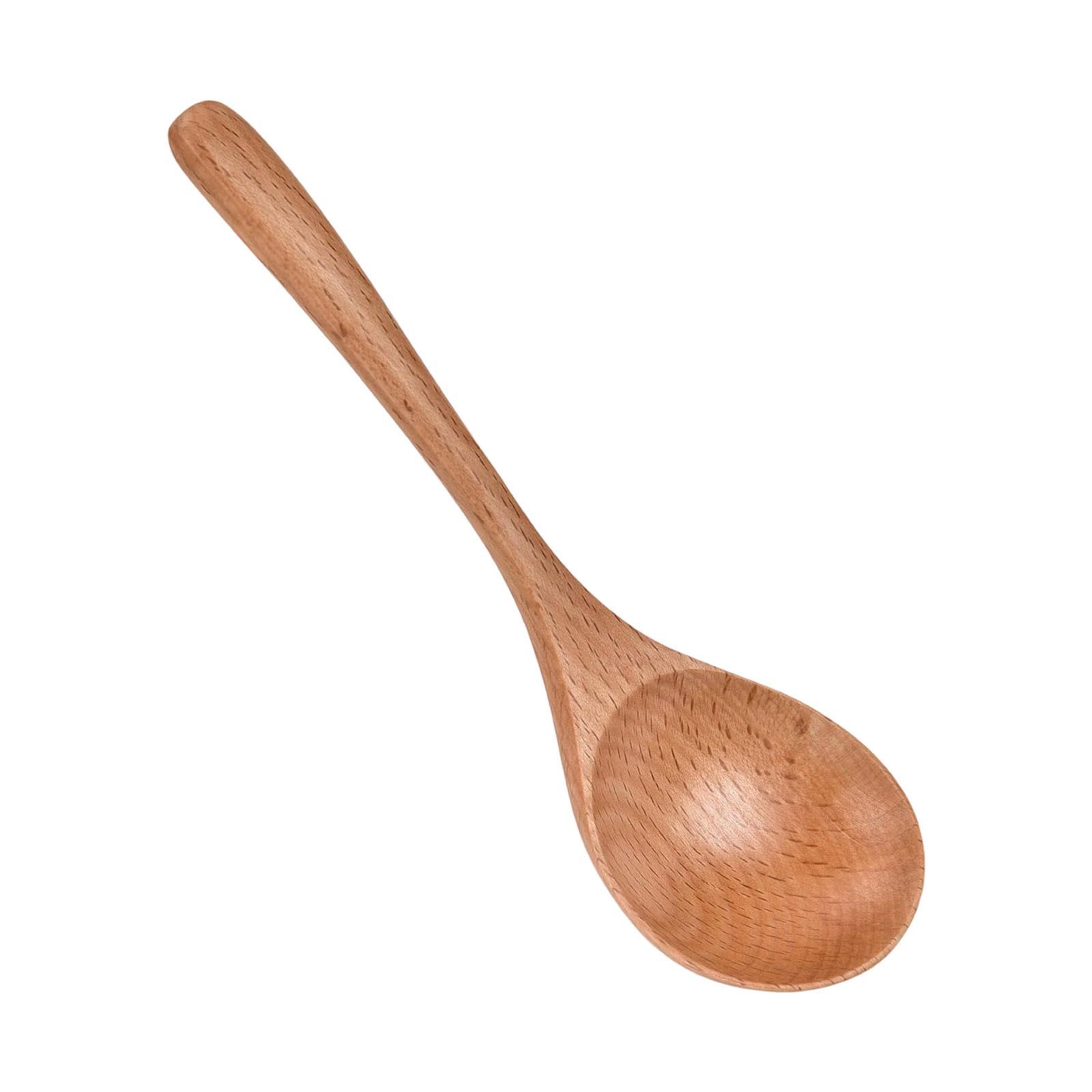 Tsophreniq Wooden Soup Spoon Long Handle Kitchenwares Japanese Styles Utensil for Soup Serving Outdoor Dining Tool Japanese Wooden Ladle with Long Handle