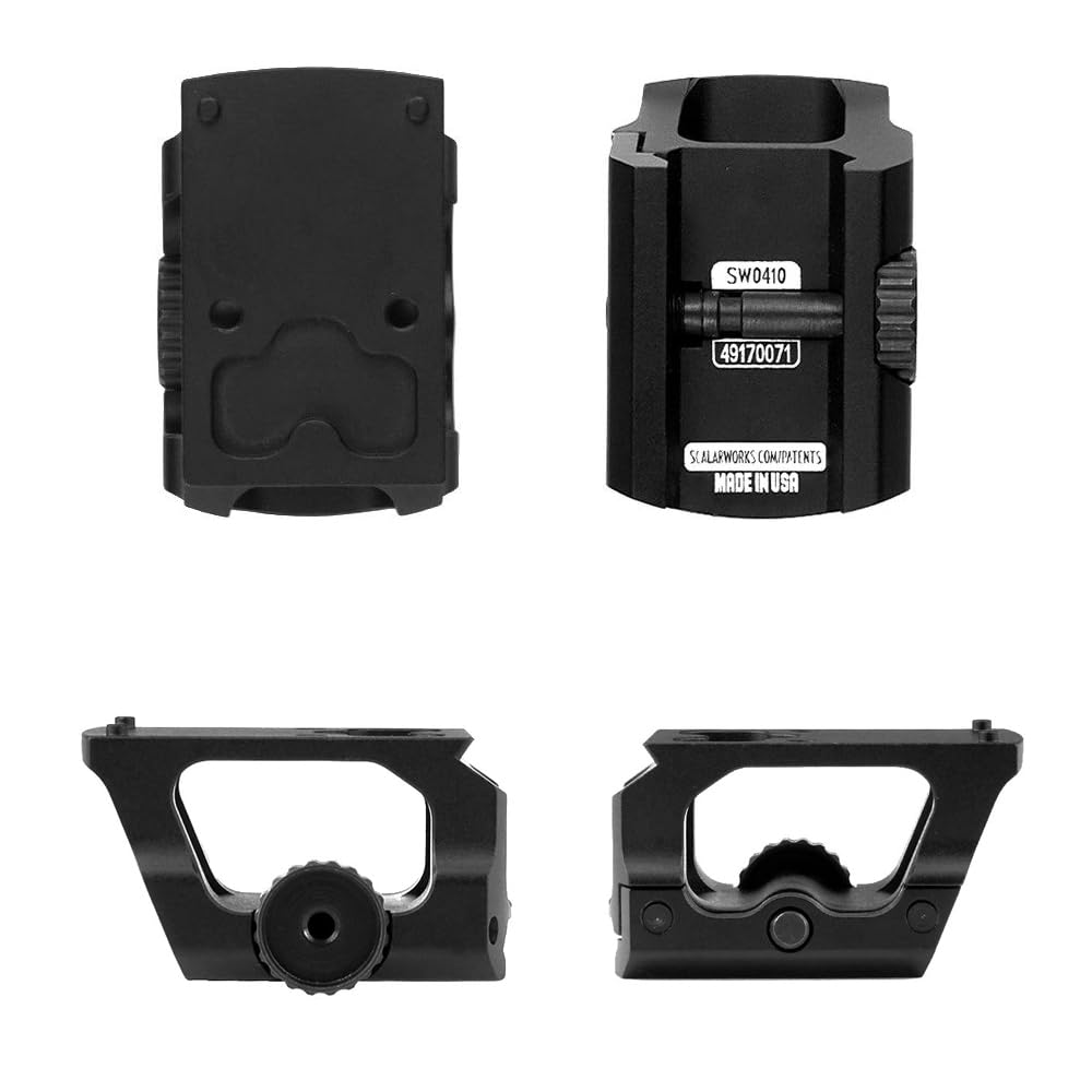 Support rehausseur à point rouge, hauteur centrale optique de 4 cm, léger, compact et à détachement rapide