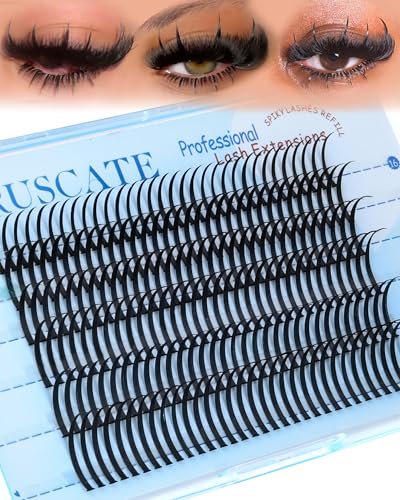 CORUSCATE Lash Clusters Spikes 16mm-22mm Lash Spikes Fairy Eyelash Spiky