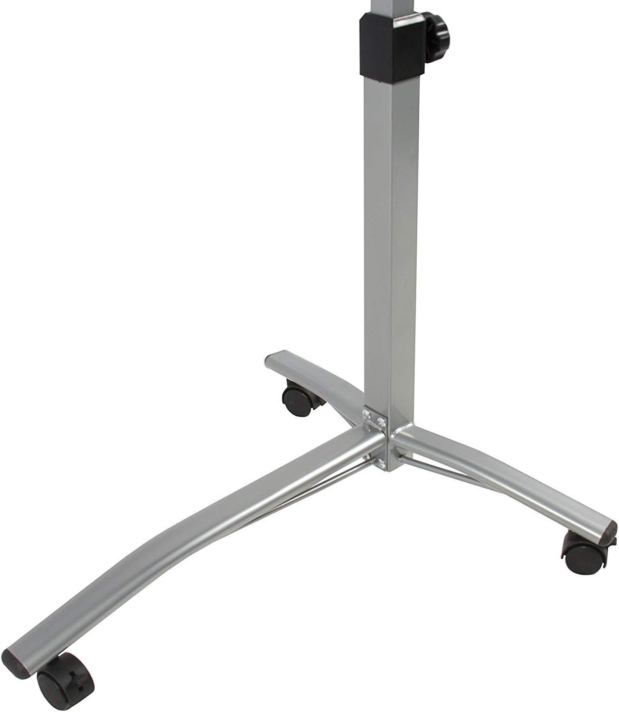 MEDA |Angle & Height Adjustable Rolling Laptop Desk Cart Over Bed Hospital Table Stand