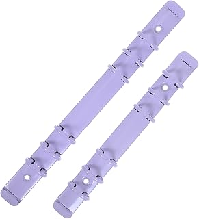 GRIRIW 2 Pçs Clipes De Pasta Fichários De Metal Fichário Fichário Fichário Clipe Fichário Organizador Caderno Folha Solta Fichário De Metal Fichário Destacável Pasta Roxa Liga De