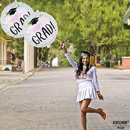Image of Graduation Decorations 2026 | Big Congrats Grad Balloons - 18 Inch | Congratulations Balloons for 2026 Graduation Decorations | Graduation Party Decorations 2026, KatchOn