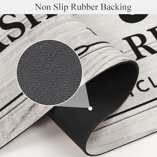 Image of Pauwer Laundry Room Rug Runner 20 inchx60 inch, Non Slip Waterproof Laundry Mat