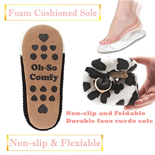 Image of The Metluks Animal Slippers for Women Kids and Toddlers Fuzzy Warm Soft Sole with Non Slip Grippers