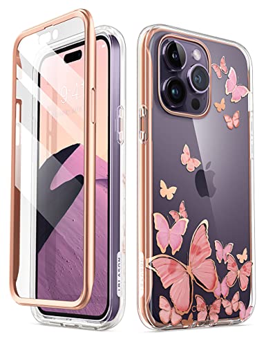 Image of i-Blason Cosmo Series for iPhone 14 Pro Case 6.1 inch (2022 Release), Slim Full-Body Stylish Protective Case with Built-in Screen Protector