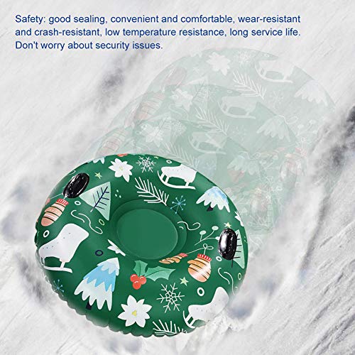 BEYST Snow Tubes,Snow Sled,Inflatable Snow Tubes for Family with 2 Handles, Snow Toy for Kids,Outdoor Sports Ski Circle - Thumbnail 2