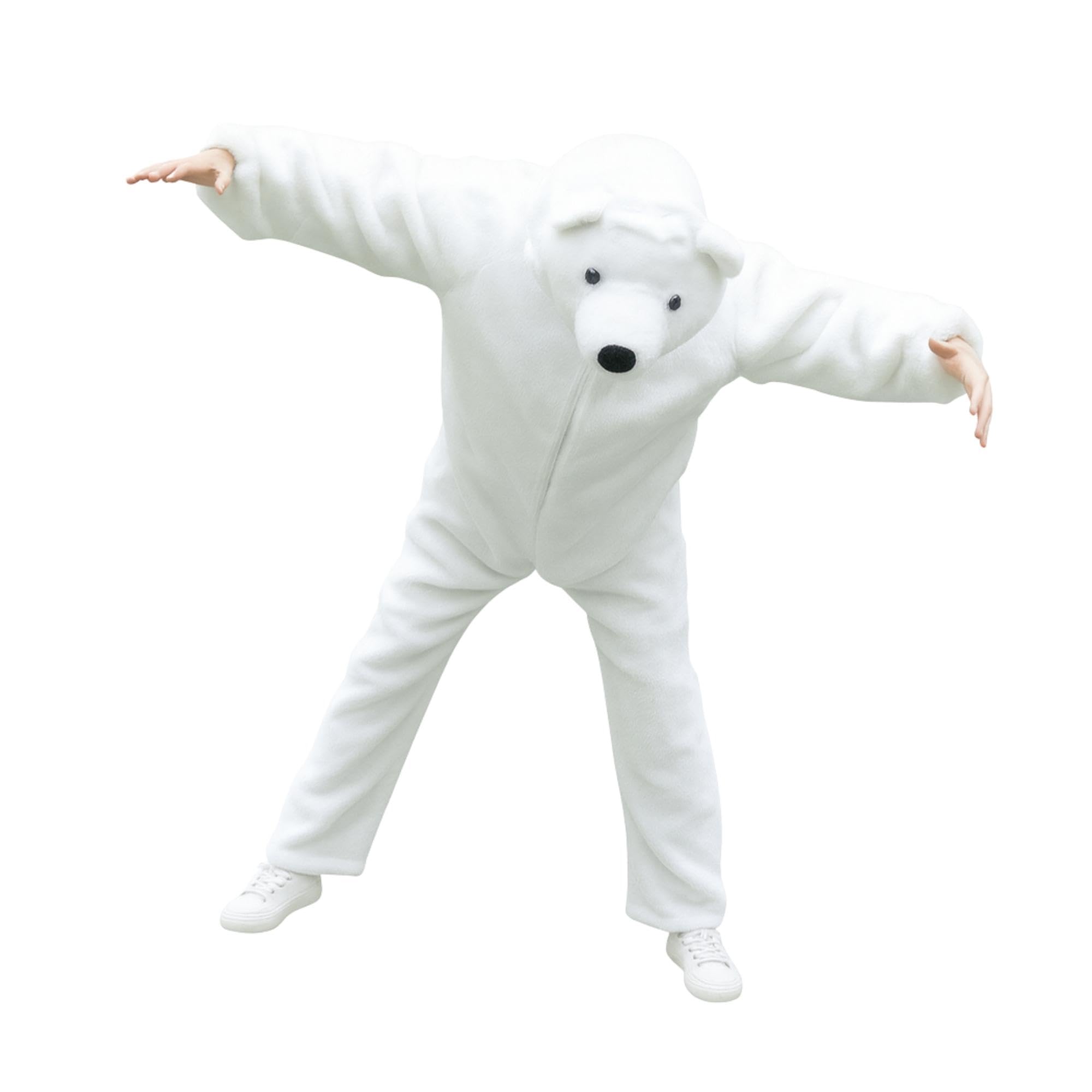 Seruna F24 Größe des Eisbär-Kostüms M, L und XL, geeignet für Normale Kleidung